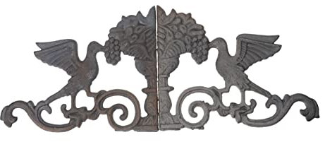 VINTORKY Decorative Fences Garden Fence Panels Bird Wall Art Decor Iron Door Decor Dove Ornament