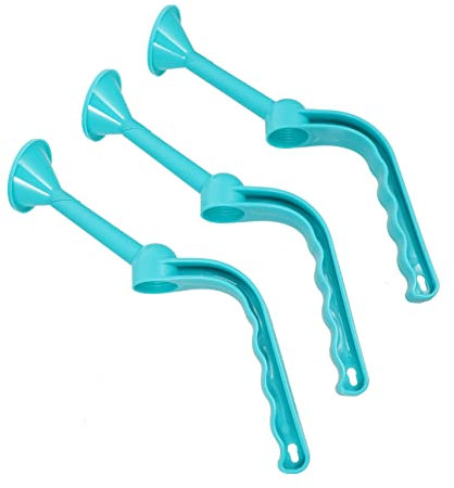 TOYANDONA Langer Mund Gießflaschen Sprinkler Haushalt Pflanzenbewässerungssprinkler Blau 3 Stück Ergonomischer Griff Gleichmäßige Wasserverteilung Für Blumen Und Pflanzen