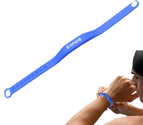 Fuuxtci Pulsera Control Acceso | Banda de Pago para Consumos - Pulsera de Control de Acceso y de Pago con Tecnología 13.56MHz para Centros de Juegos y
