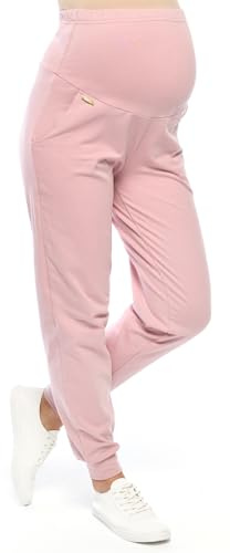 MijaCulture Casual graviditetsbyxor mammabyxor/mammamode Amanda M010, ROSA, S