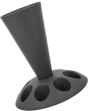 OSOLADY Piping Bag Holder Stand with Slots Nozzles Holder, Plastic Pastry Bag Organizer for Baking and Cake Decorating, User Friendly Design Baking Accessories for Home and Professional