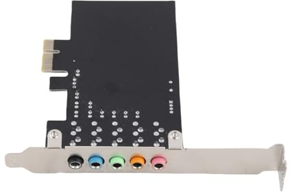Tomantery Pcie 5.1 Channel Sound Card High Fidelity Chip for PC Gaming Copper Color 6 Channel Card for/VISTA//8/10