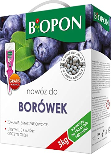 Concime mirtilli e piante acidofile 3kg - fertilizzante NPK granulare per 150m2