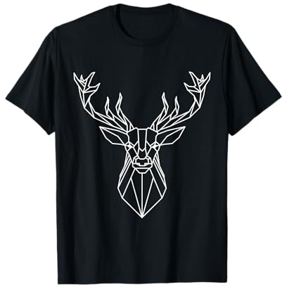 Hirsch Jäger und Sammler Coole Grafik T-Shirt