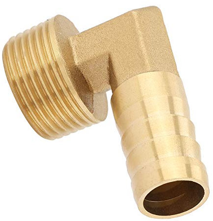 Raccord Fileté Laiton Coude 90 Degrés G3/4 Multifluide Haute Pression pour Air Eau Huile Gaz Inertes Installation Rapide avec Filetage Standard pour Systèmes Hydrauliques Industriels Professionnels