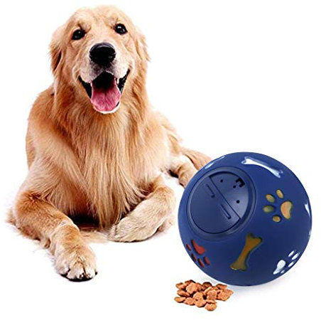 Hundespielzeug Kauspielzeug Hunde Spielball Snackball Zahnbürste Ball aus Naturkautschuk mit Leckerli befüllbar, Interaktives Futterspielzeug Zahnreiniger für kleine, mittelgroße und große Hunde