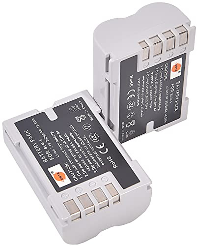 DSTE PS-BLM5 BLM-5 Battery (2-pack) Compatible with Olympus E1, E3, E5, E300, E330, E500, E520