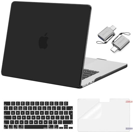MOSISO Kompatibel mit MacBook Air 15 Zoll Hülle 2026 2025-2023 M5 M4 M3 M2