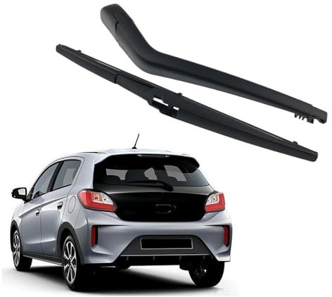 YJTYC Scheibenwischer Wischerblätter für Mitsubishi Space Star(2012-2019 2020 2021 2022 2023 2024), Heckscheibenwischer Heckwischerarm Auto Heckwischerblatt Blatt Kit Wasserdicht