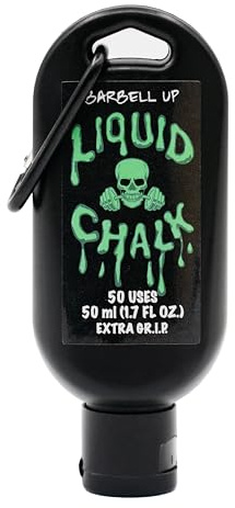 Barbell UP Magnésie Liquide | Craie Liquide Sport - Liquid Chalk pour Musculation, Haltérophilie, Escalade, Crossfit & Gymnastique (50 ML)