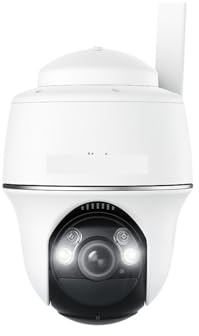 VEKELETE 5MP 3G/4G LTE PT Camera 4K 8MP Cellular Outdoor Security Camera Smart Detection Battery/Solar Powered IP Camera(E/U_8MP PT CAM_PAL)