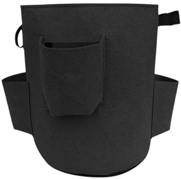 Jordgubbsodlingspåse – 5 gallon växtpåse | planteringsbehållare upphängbar | och ner växthållare | trädgårdsplanteringsbehållare med dränering | och ner planteringsbehållare 12,7