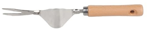SEWOART Lot De 2 Désherbeurs Manuels en Acier Inoxydable Argenté pour Jardin Outils De Désherbage Faciles À Déracinement Outil De Transplantation De Pelouse
