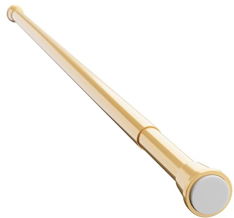 produced by KS Handel 24 ALU DUSCHVORHANGSTANGE TELESKOPSTANGE WEISS CHROM BLAU KLEMMSTANGE DUSCHSTANGE ► Rostfrei - 7 Farben - 8 Längen ab 45 cm bis 300 cm TOP (Gold, 140-250 cm)