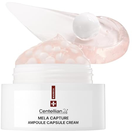CENTELLIAN 24 Madeca Mela Capture Ampoule Capsule Cream (Ampoule Cream, 1.85 fl oz / 55ml) – Anti-Aging Face Moisturizer with Peptides & Centella Asiatica, Hydrating Korean Skincare