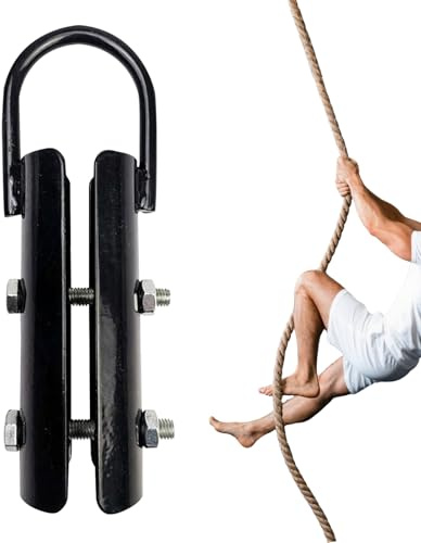 Chiusura Arrampicata Corda - 2,0 Pollici 50 Mm, Accessori Per Attrezzature Per Il Fitness, Fissaggio Della Piattaforma Di Allenamento | Uomini Donne Adulti Atleti Principianti Giocatori Palestra A