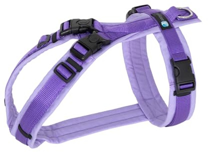 Anny-X Brustgeschirr Open Fun | Hundegeschirr für Sensible Hunde | Farbe Lavendel | Gr. XS (Brustumfang 43-52cm)