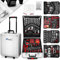 TRESKO® Werkzeugkoffer 1400 teilig | Werkzeugkasten | Werkzeugkiste | Werkzeugtasche | Werkzeug Set | Werkzeug-Trolley | Chrom-Vanadium Stahl (Silber)