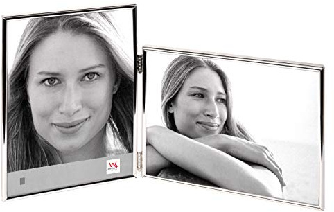 Walther Design WD118S Chloe, marco doble (retrato y paisaje) 2 x 13 x 18 cm (retrato y paisaje), Plateado