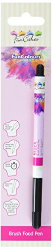 FunCakes Feutre Alimentaire Funcolours Noir 100% Comestible Pointe Flexible pour Lignes Épaisses/Fines 120 g, FC51100