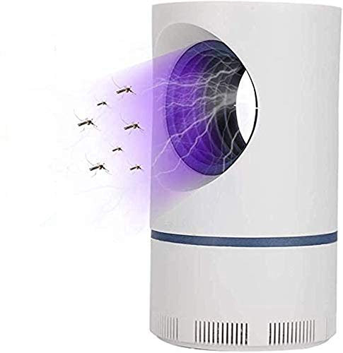 Mosquito Killer Light, 360° succión silenciosa Mosquito Killer Trap Trampa de Insectos Zapper Trampa de Insectos Repelente Mosquitos enchufable para Interiores y Exteriores, Mosca Segura y ahor(S)