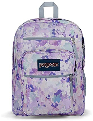 JANSPORT Big Student Grand sac à dos, compartiment pour ordinateur portable 15 pouces, Violet (Floral Mystique), Talla única, Big Student