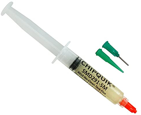 Chip Quik SMD291 Tack Flux No-Clean (5cc/5g Manual Syringe)