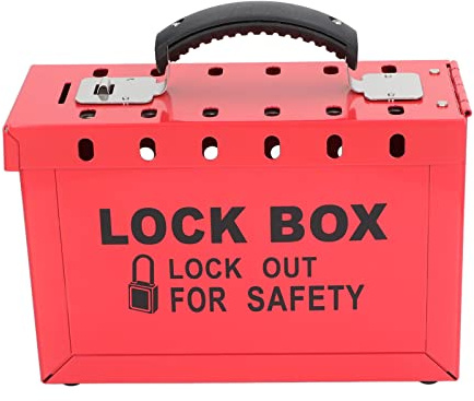 Coffre de consignation, grand coffre de consignation de groupe, rack de cadenas de sécurité de groupe portable avec 12 fentes pour la consignation, l'étiquetage, le stockage de station d'étiquetage