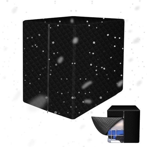 MaxEarn IBC Tank Abdeckung Winterfest, 1000L IBC Schutzhülle Frostsicher | 120x100x116cm, mit Warm Baumwolle ＆ Reißverschluss, Wasserdicht IBC Container Frostschutz
