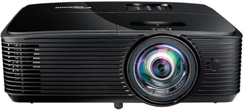 Compatible con Optoma X318ST/W318ST, proyector FHD de Tiro Corto de 3300 lúmenes, 3D HDR, Educativo Oficial, Ciname Beamer para el hogar