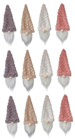 Garneck 12 Pièces Ensemble de Bouteilles de Noël Capsules de vin pour Bouteilles Accessoire de Noël Décorer Mini d'alcool décors de de vin Couvre- de