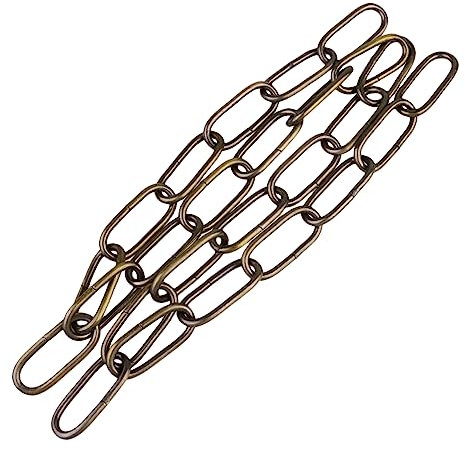 Homoyoyo 1m Cadena Para Lámparas Colgantes De Grosor Resistente y Accesorio Para Iluminación y Lámparas De Techo Color Bronce Antiguo