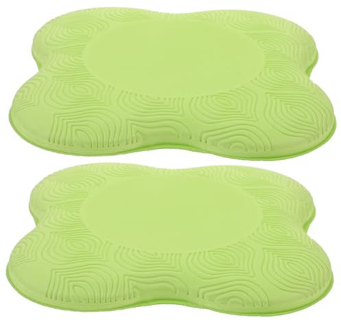 Garneck 2St Yoga-Kniematte Fitness Matte Fitness Pads Yoga Knieunterlage yogamatten Knieschoner Knieschützer Kniebandage geschmeidiges Yogakissen Verdickte Ellbogenschutzpolster TPE
