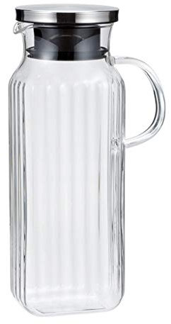 TJLVYCNB Water Pitcher Glass Cold Teapot, Pitcher and Carafe Tea, Coffee, Lemonade and Ice Teapot Water Carafe