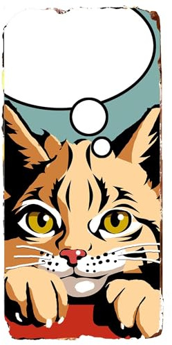 Buchstütze Bookend Ziegelstein Katze Pop Art Deko Regal Skulptur Comic Upcycling