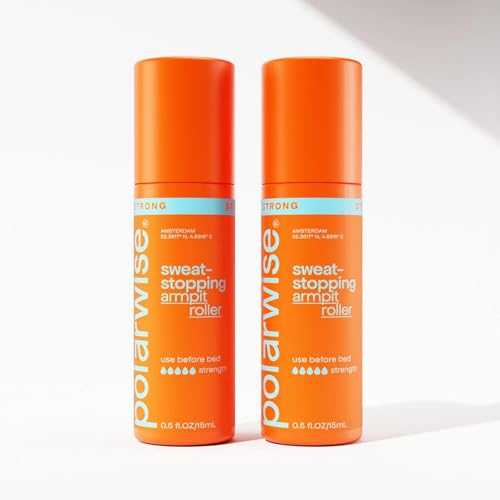 Polarwise Strong Roller Bundle – Rodillo antitranspirante antitranspirante contra la sudoración excesiva – Protección eficaz contra el sudor de las axilas – Más que un desodorante – 30 ml