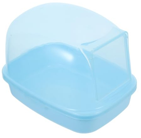 Toddmomy Cassetta per Bagno di Sabbia in ABS per Criceti Cincillà e Piccoli Animali Domestici Utilizzabile Come Bagno o Sauna Facile da Pulire e Compatto per Qualsiasi Habitat