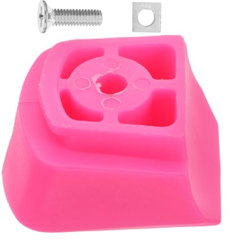 HAKIDZEL Freni per Pattini a Rotelle in Gomma e Acciaio Inossidabile Antiscivolo Facili da Installare per Sicurezza Inline e Roller Skates Rosa