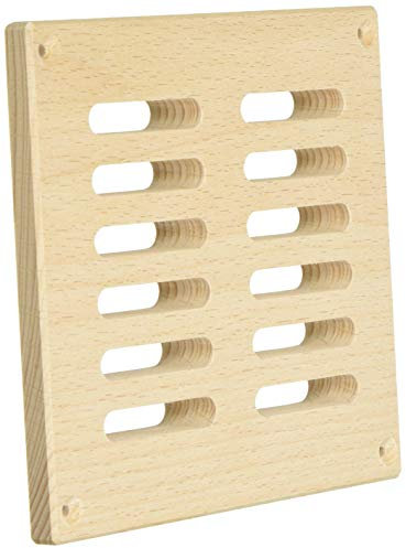 eliga Rejilla de ventilación de madera para aproximadamente 40 cm² paso de aire