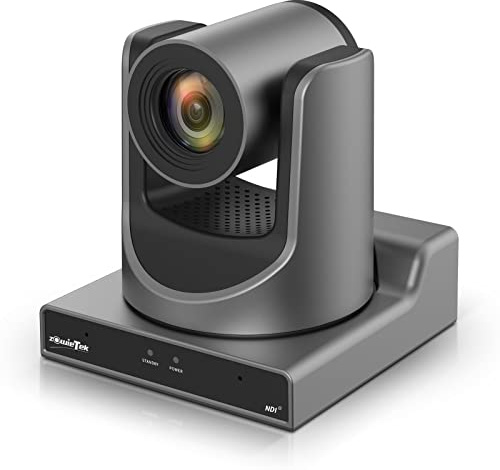 zowietek Caméra PTZ Nouvelle PoE | Suivi IA | Zoom Optique 30X | NDI|HB (Full NDI) avec Sorties SDI, HDMI et USB simultanées | Diffusion en Direct IP pour réunion, église, événements, enseignement