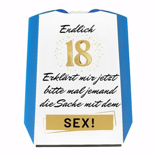 speecheese Endlich 18 Parkscheibe mit Spruch Erklärt Mir jetzt Bitte mal jemand die Sache mit dem Sex! eine lustige Parkscheibe für das Auto Geburtstag witzige Führerschein Eiskratzer
