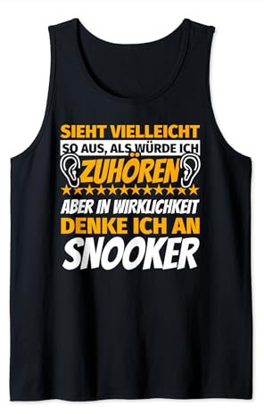 Snooker Geschenke Sport lustiger Spruch Tank Top