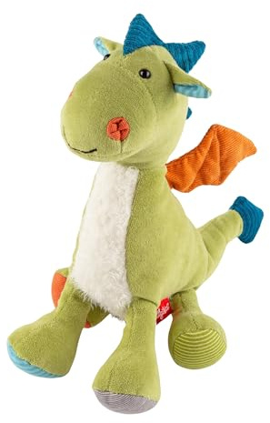 Sigikid Kuscheltier Drache Patchwork Sweety Schmusetier Baby Kuschelfreund