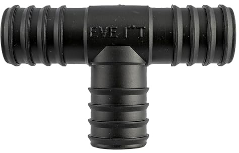 Pond Hose Connectors: T-Bend, Straight, Tap, Valve, Tee, Elbow, Flow Control, Adjustable, Leak-Proof Fittings for Water Pumps, Filters, and Irrigation Systems (T Connector 25mm - 1)