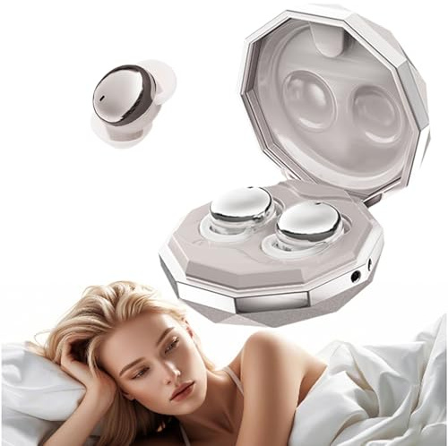 In Ear Schlafkopfhörer Kabellos Bluetooth 5.4 Mini Klein Kopfhörer zum Schlafen im Ohr Sleep Earbuds Schnurlos Drahtlos Unsichtbare Schlaf Ohrhörer Mädchen Wireless Earphones Headphones Ear Buds