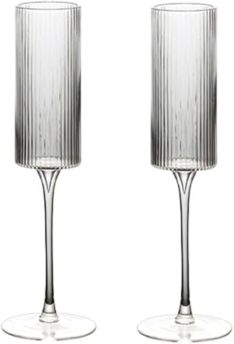 WZYYCV Bicchieri Bicchieri da Vino Bicchieri da Champagne Rotondi a Stelo Lungo Bicchieri da Vino Rosso Set di Bicchieri da Vino Bianco Bicchiere Birra