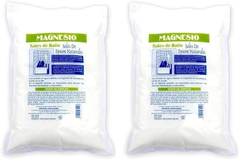 MSI Sales De Epsom Naturales Santa Isabel Del Antiguo Balneario Del Yacimiento de La Higuera. Baño Y Cuidado Personal. 2,5kg (Paquete de 2)