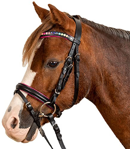 WALDHAUSEN Star Trensenzaum Pinky, MSH, schwarz