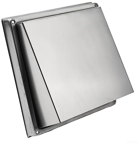 Edelstahl Lüftungsschlitz-Abdeckung,100Mm Wand Entlüftungsventil,Cowled Mit Kapuze Belüftung Für Dunstabzugshaube Badezimmer
