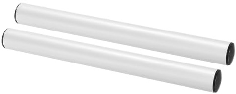 PATIKIL Junior Relay Track Baton, 2 Pack PVC Plastic Race Field Running Baton Relay Stick for Outdoor Athletics Sport Game Tool, White